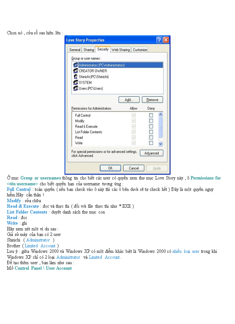 Hướng dẫn sử dụng NTFS 1