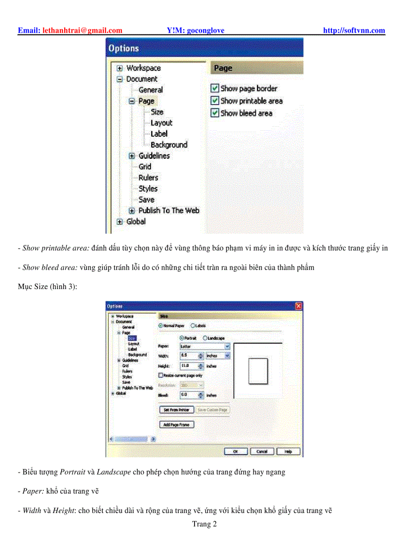 image for page Làm quen với Corel 12