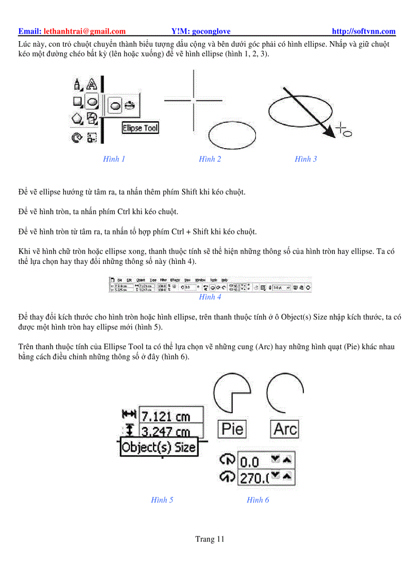 image for page Làm quen với Corel 12