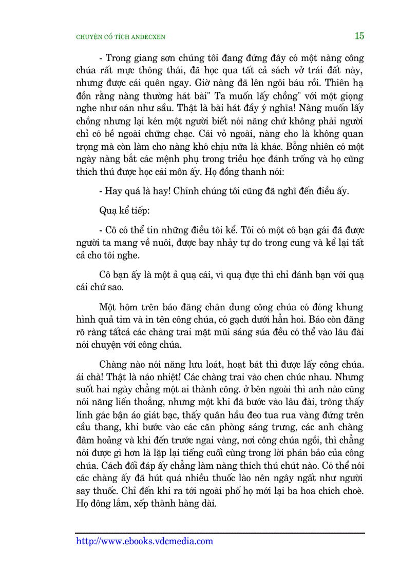 image for page Truyện cổ tích Andecxen