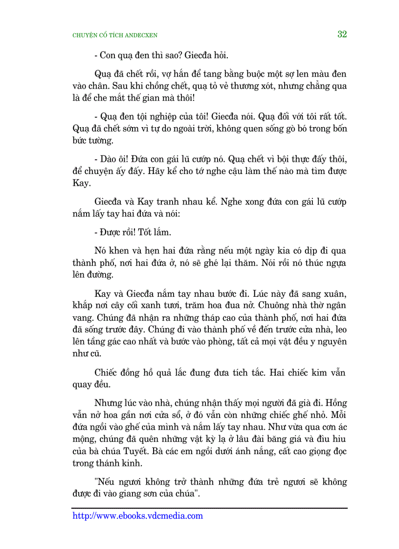 image for page Truyện cổ tích Andecxen