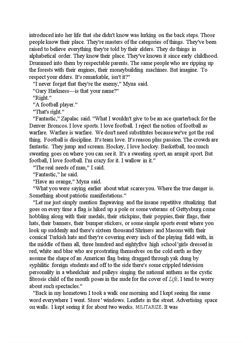 image for page End Zone