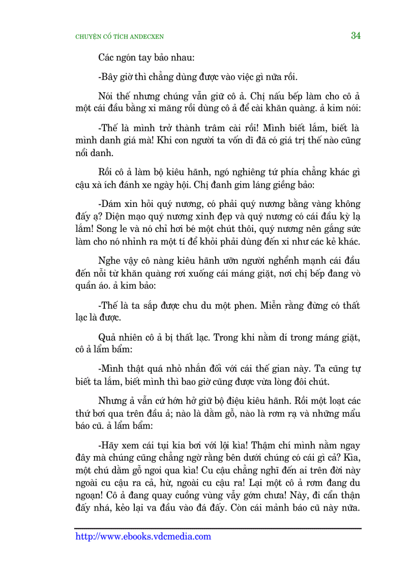 image for page Truyện cổ tích Andecxen 1