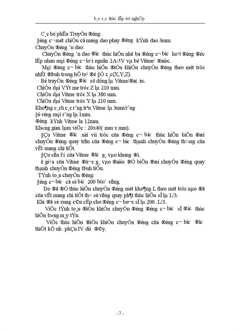 image for page Báo cáo thực tập về CNC