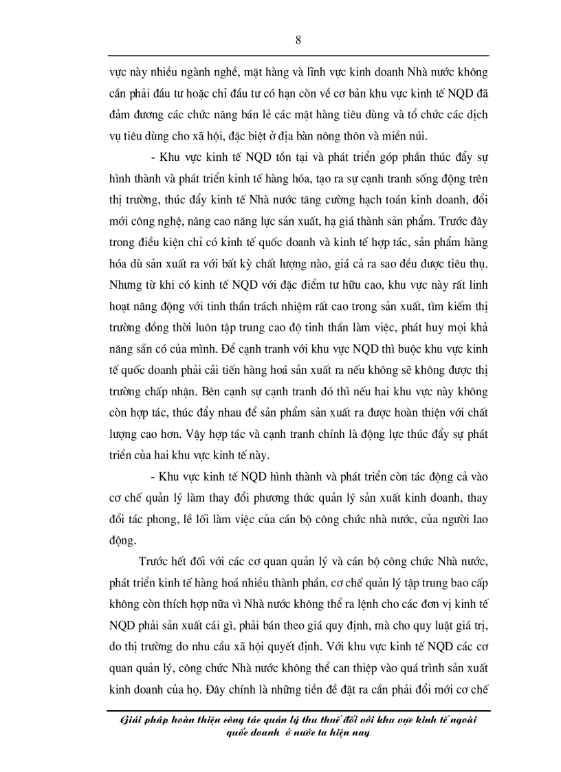 image for page Giải pháp hoàn thiện công tác quản lý thu thuế đối với khu vực kinh tế ngoài quốc doanh ở nước ta hiện nay