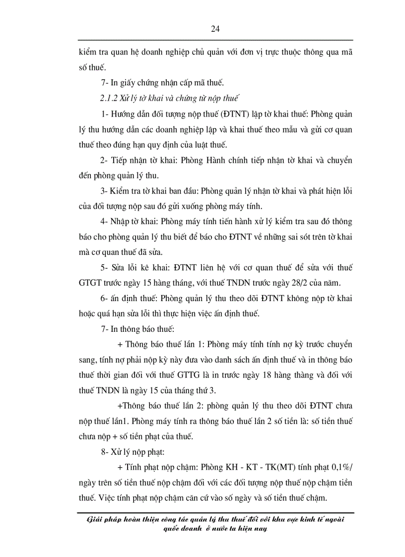 image for page Giải pháp hoàn thiện công tác quản lý thu thuế đối với khu vực kinh tế ngoài quốc doanh ở nước ta hiện nay