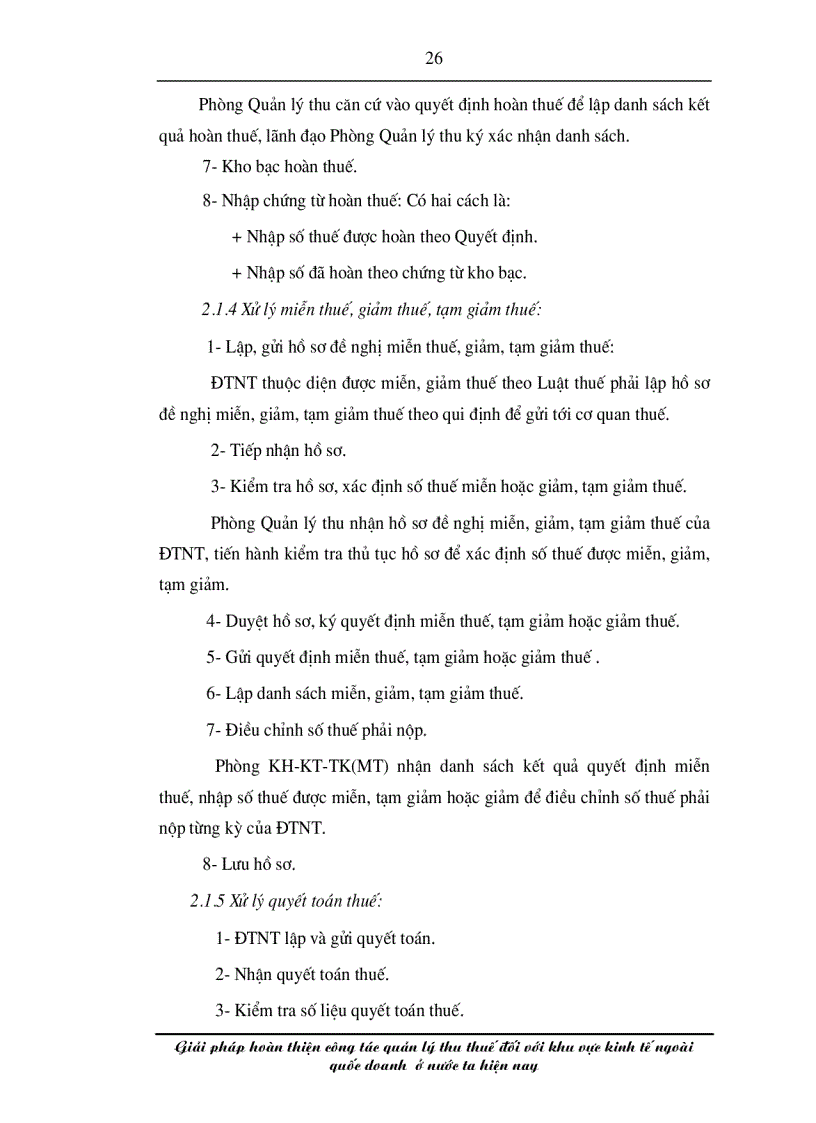 image for page Giải pháp hoàn thiện công tác quản lý thu thuế đối với khu vực kinh tế ngoài quốc doanh ở nước ta hiện nay