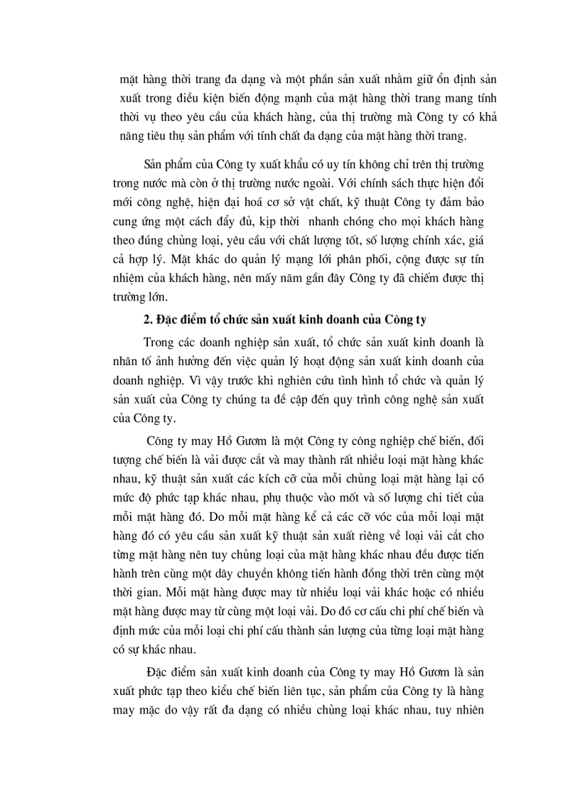 image for page Một số giải pháp nhằm nâng cao khả năng cạnh tranh của Công ty may Hồ Gươm