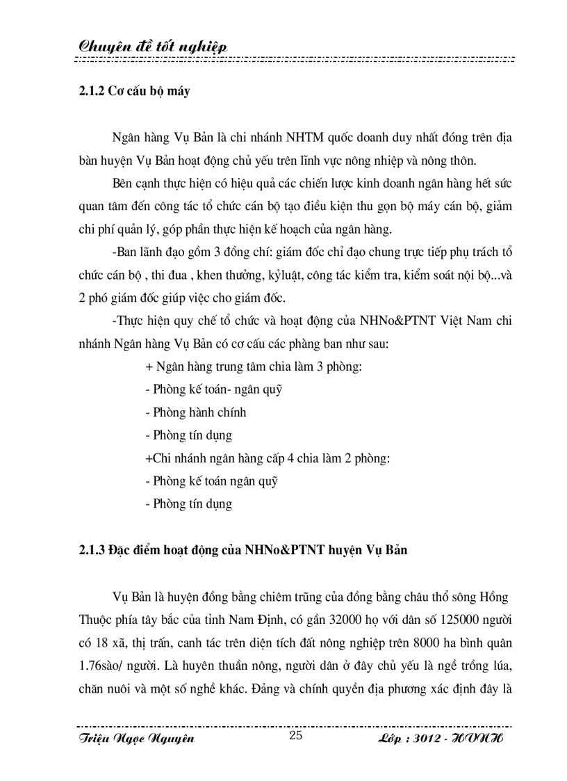 image for page Giải pháp và kiến nghị để đẩy mạnh công tác huy động vốn tại chi nhánh NHNo PTNT huyện Vụ Bản