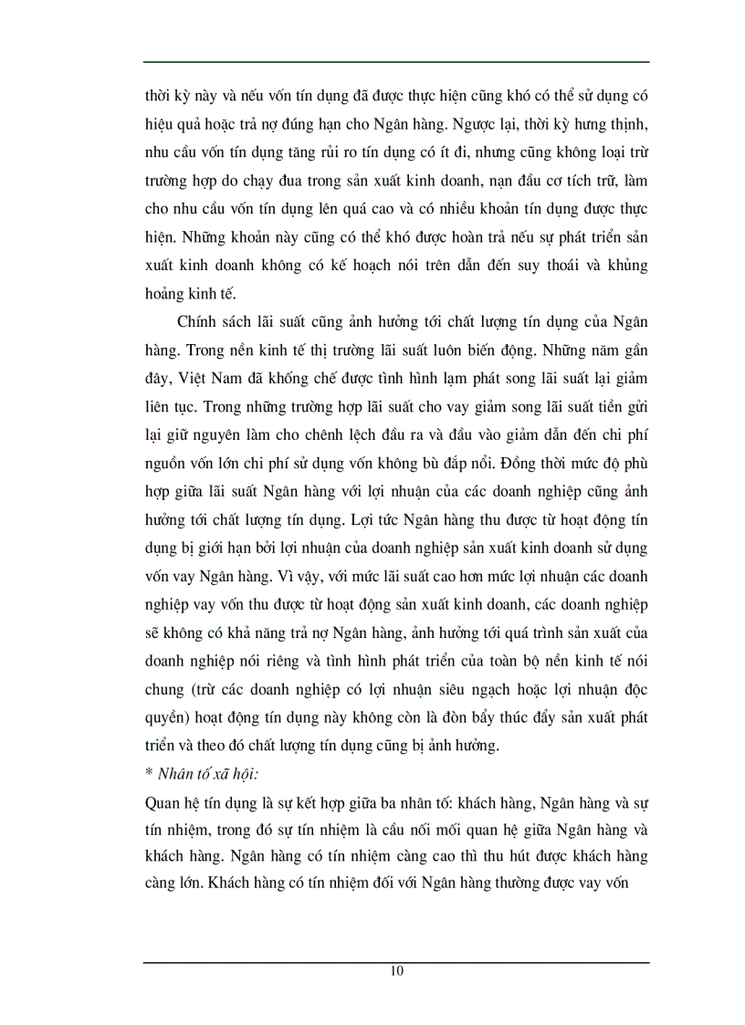 image for page Chất lượng tín dụng ngân hàng hiện trạng và giải pháp nâng cao chất lượng tín dụng tại NHTMCP Eximbank Hà Nội