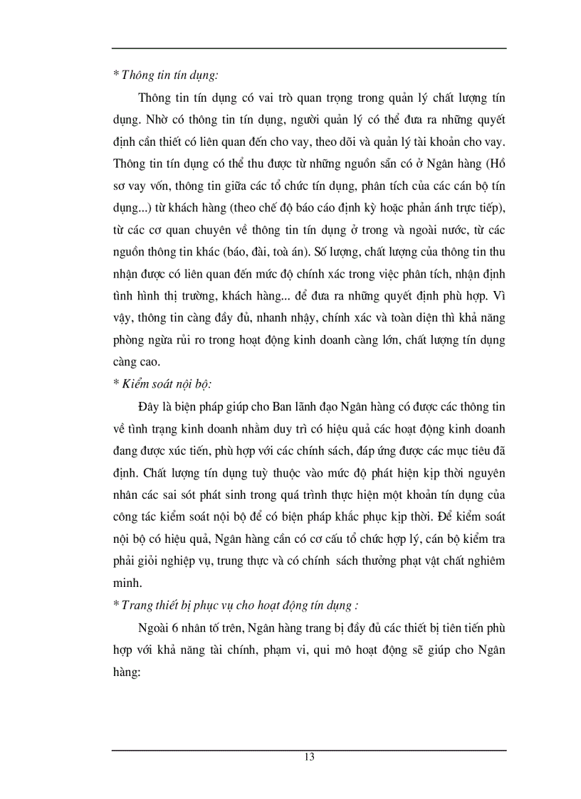 image for page Chất lượng tín dụng ngân hàng hiện trạng và giải pháp nâng cao chất lượng tín dụng tại NHTMCP Eximbank Hà Nội