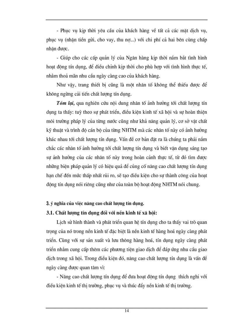 image for page Chất lượng tín dụng ngân hàng hiện trạng và giải pháp nâng cao chất lượng tín dụng tại NHTMCP Eximbank Hà Nội