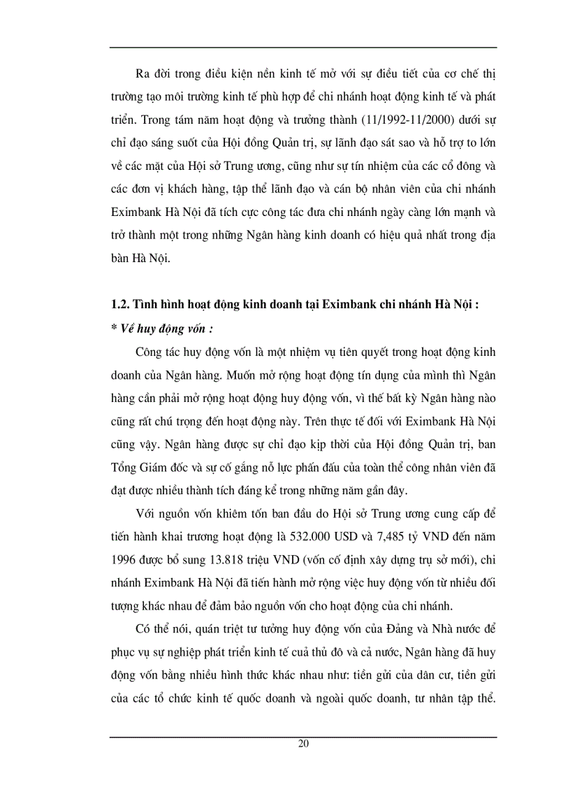 image for page Chất lượng tín dụng ngân hàng hiện trạng và giải pháp nâng cao chất lượng tín dụng tại NHTMCP Eximbank Hà Nội