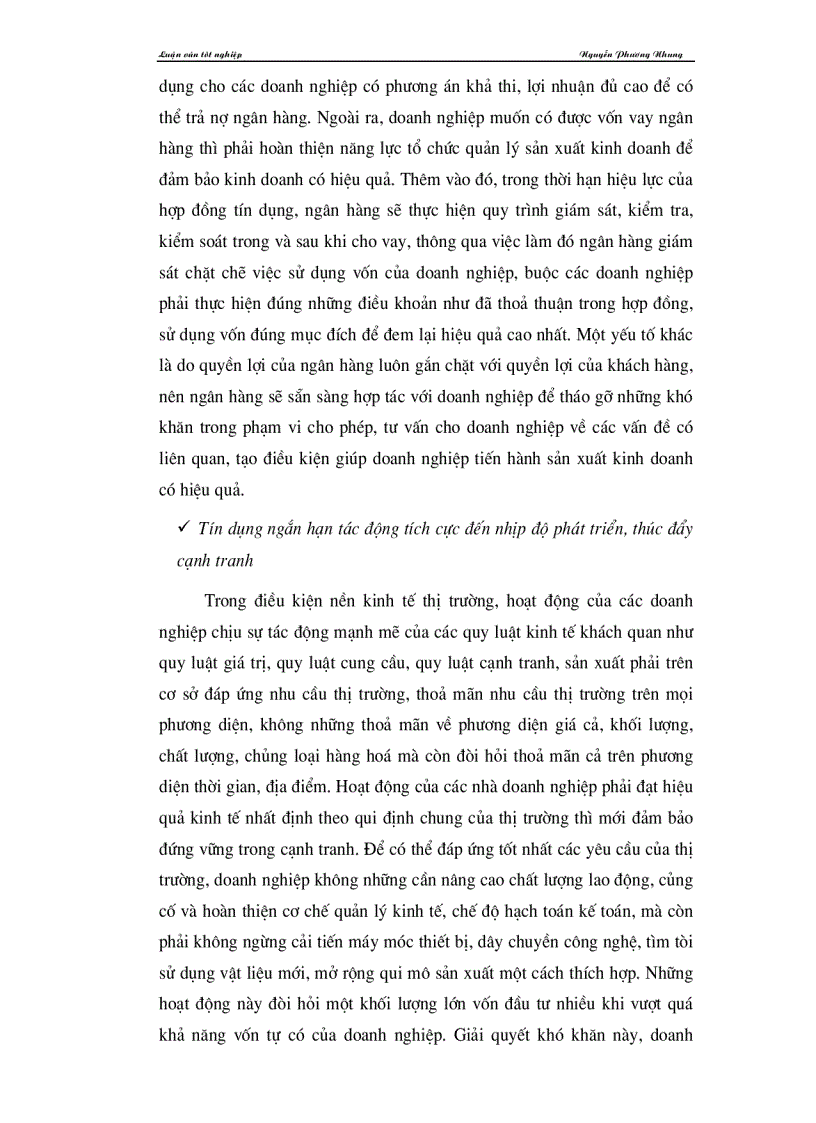 image for page Giải pháp nâng cao chất lượng tín dụng ngắn hạn ở hệ thống ngân hàng thương mại nước ta tại chi nhánh ngân hàng liên doanh Chohung vina