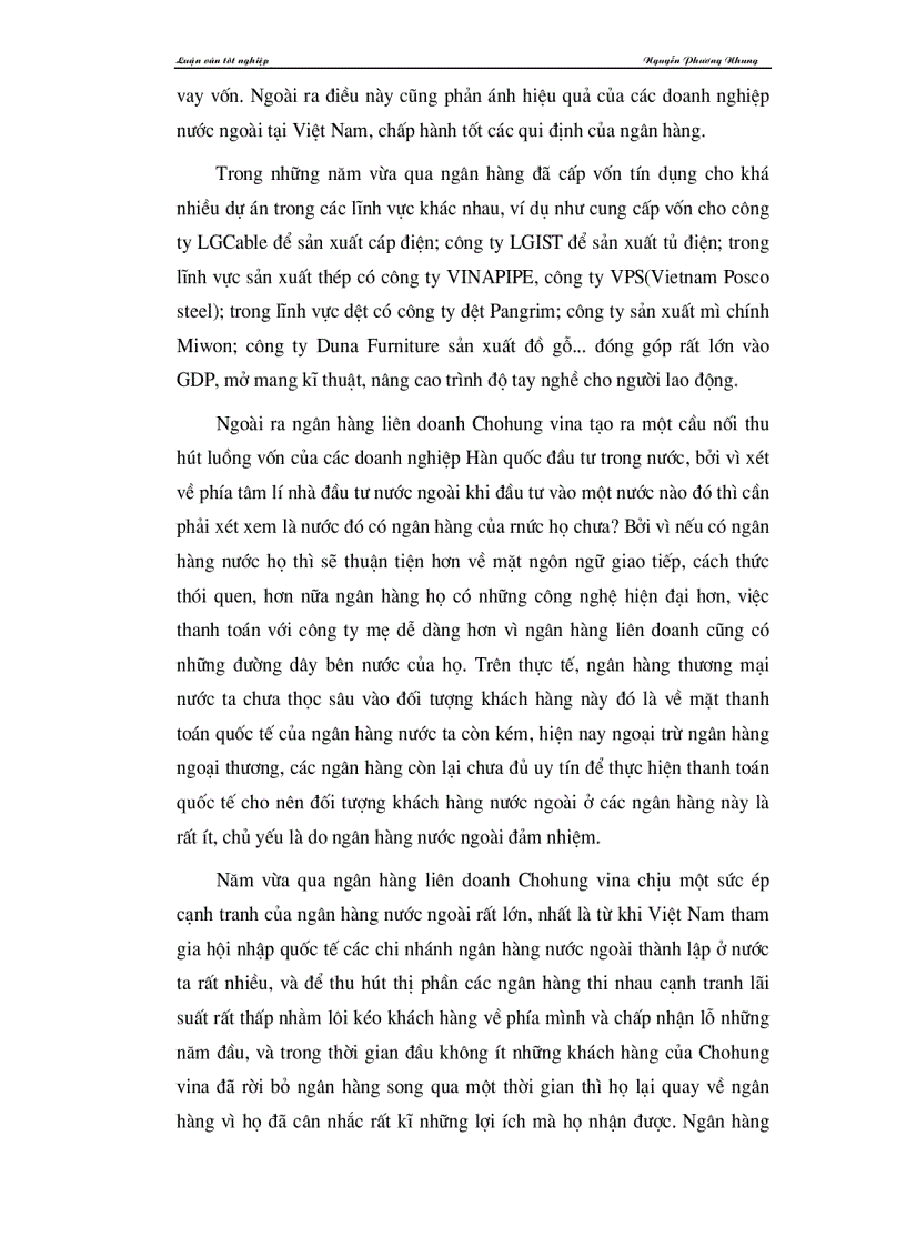 image for page Giải pháp nâng cao chất lượng tín dụng ngắn hạn ở hệ thống ngân hàng thương mại nước ta tại chi nhánh ngân hàng liên doanh Chohung vina