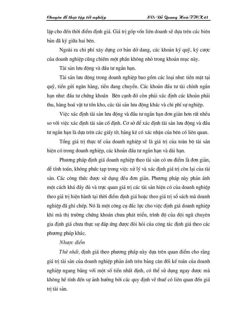 image for page Thực trạng tư vấn xác định giá trị doanh nghiệp tại công ty cổ phần chứng khoán Mê Kông