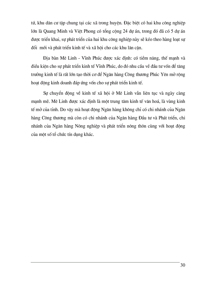 image for page Một số giải pháp nâng cao chất lượng tín dụng trung dài hạn tại Ngân hàng Công thương Phúc Yên