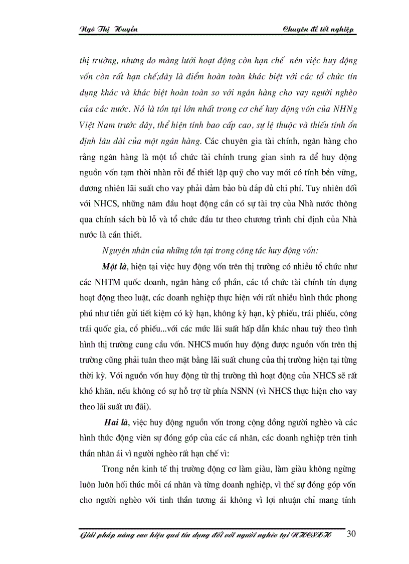 image for page Giải pháp nâng cao hiệu quả tín dụng đối với người nghèo tại ngân hàng chính sách xã hội