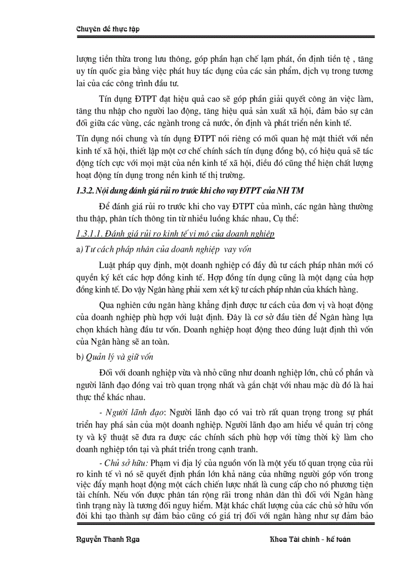 image for page Đánh giá rủi ro trước khi cho vay ĐTPT tại Chi nhánh ngân hàng ĐT PT Yên Bái