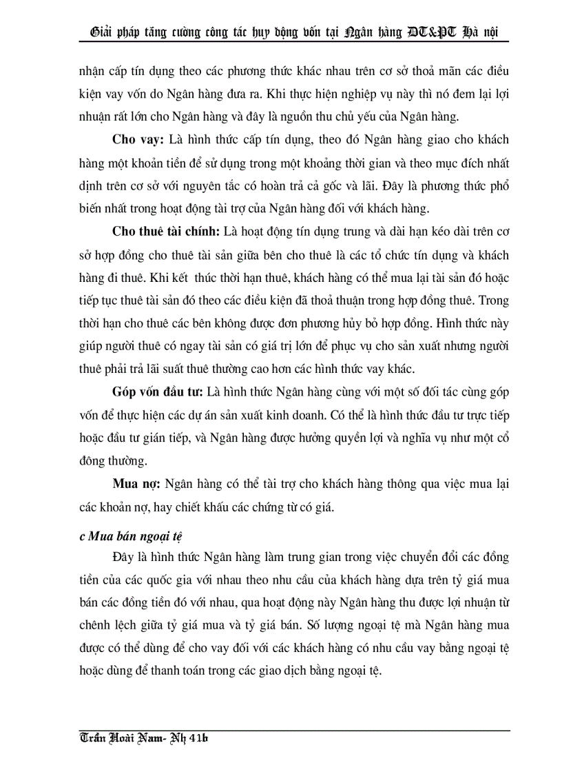 image for page Giải pháp tăng cường công tác huy động vốn tại Ngân hàng Đầu tư và Phát triển thành phố Hà nội