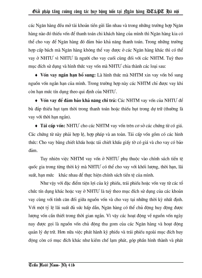 image for page Giải pháp tăng cường công tác huy động vốn tại Ngân hàng Đầu tư và Phát triển thành phố Hà nội