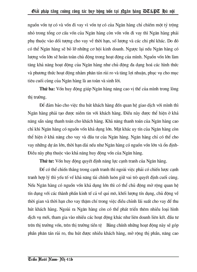 image for page Giải pháp tăng cường công tác huy động vốn tại Ngân hàng Đầu tư và Phát triển thành phố Hà nội