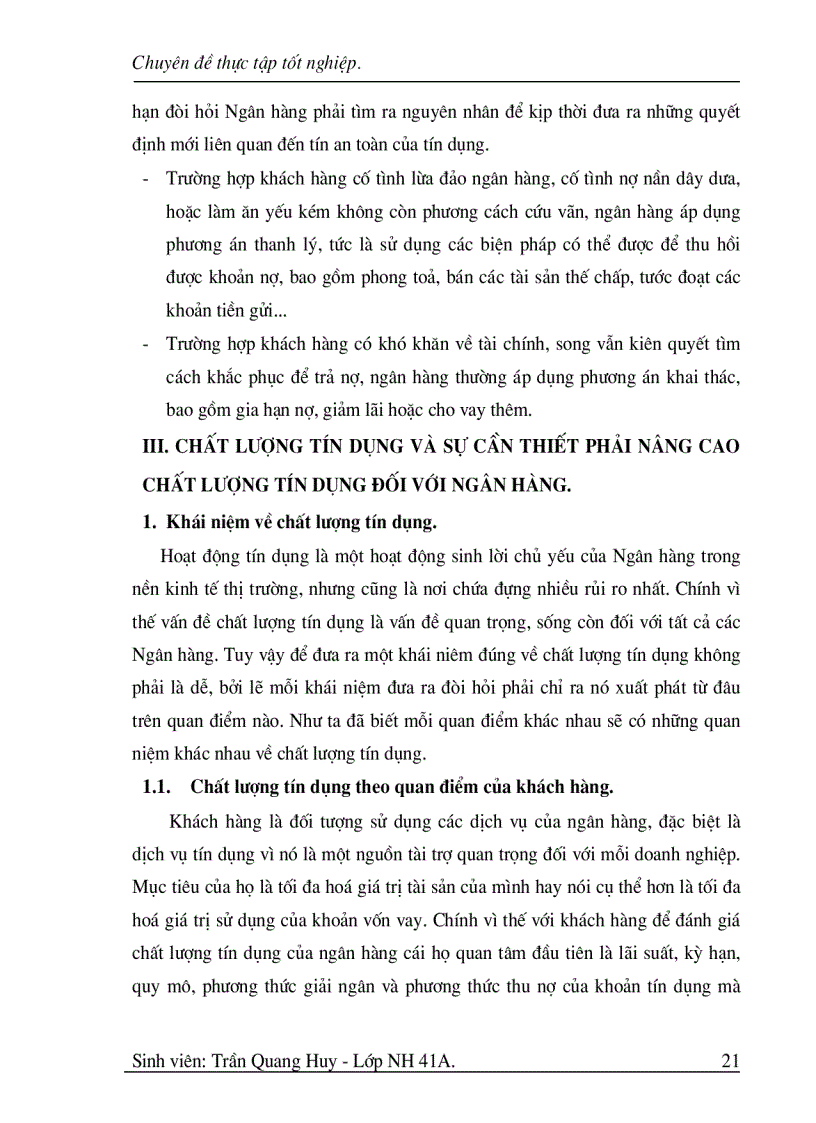 image for page Một số giải pháp nhằm nâng cao chât lượng tín dụng ngắn hạn tại Chi nhánh Ngân hàng Đầu tư Phát triển Bắc Hà nội