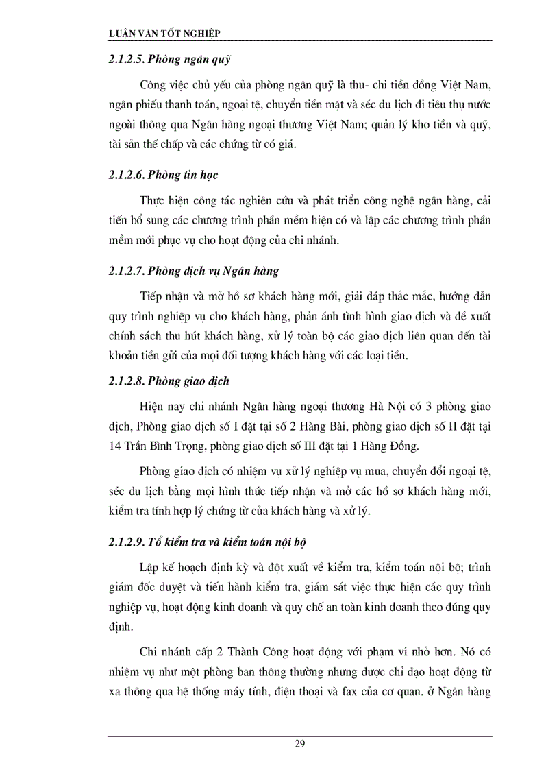 image for page Giải pháp nâng cao chất lượng tín dụng tại Ngân hàng Ngoại thương Hà Nội