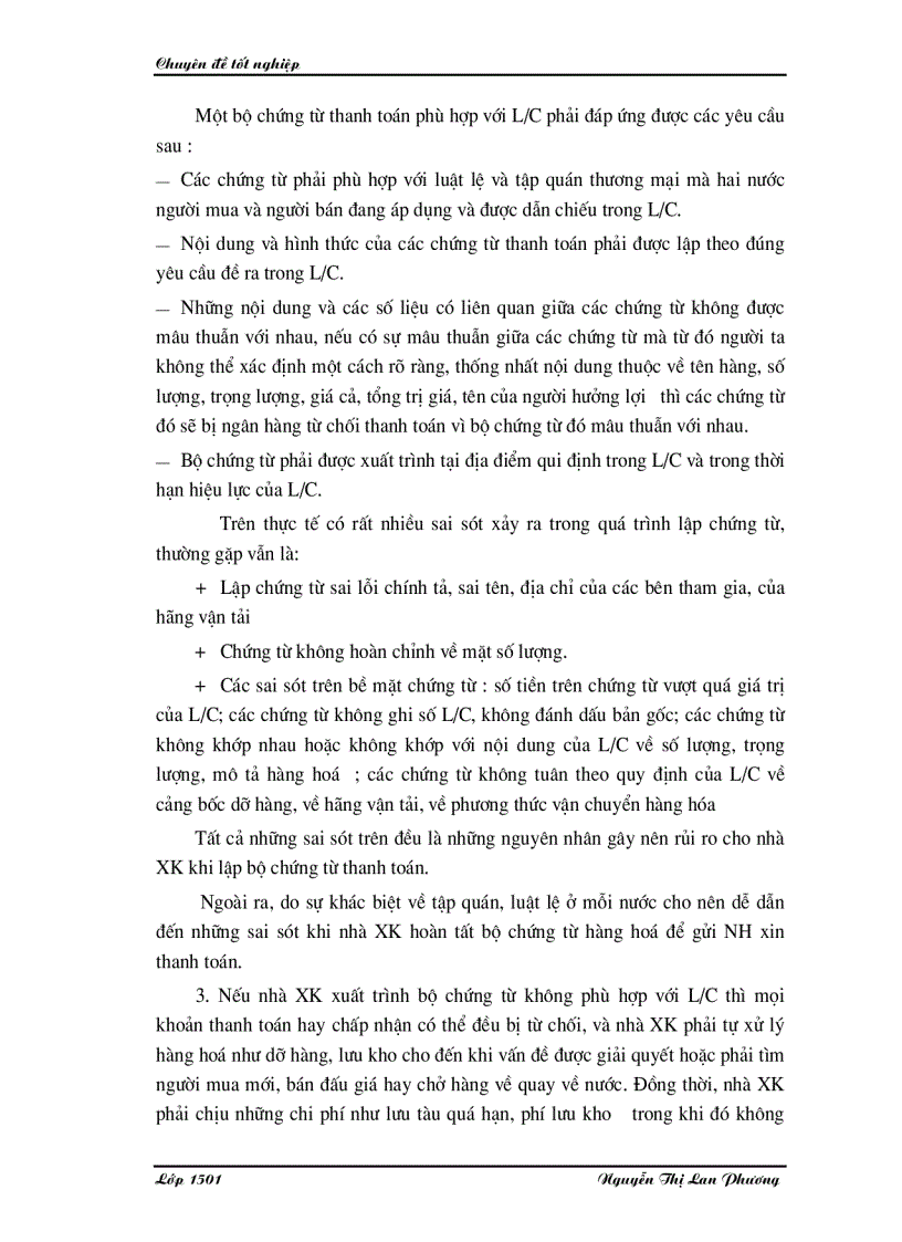 image for page Giải pháp nhằm hạn chế rủi ro trong phương thức thanh toán tín dụng chứng từ tại Ngân hàng Công thương Đống Đa