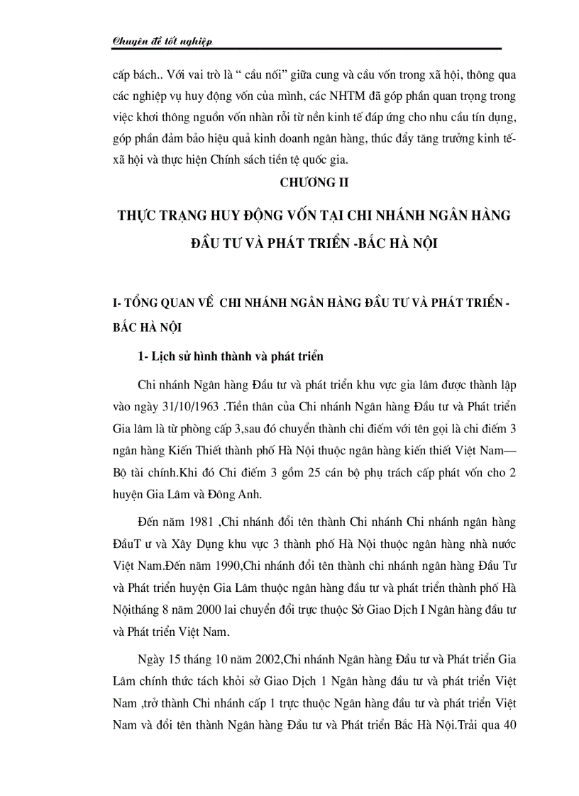 image for page Một số giải pháp nhằm tăng cường huy động vốn tại chi nhánh Ngân hàng Đầu tư và Phát triển Việt Nam Bắc Hà Nội