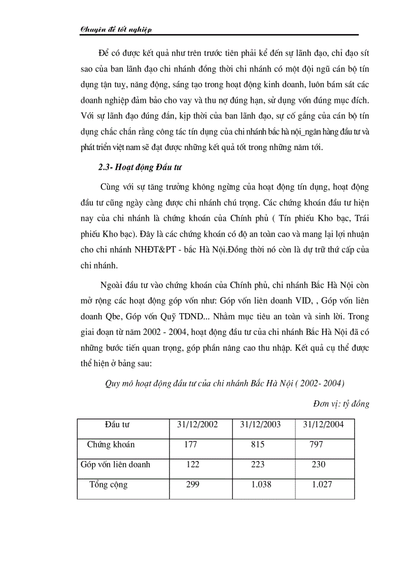 image for page Một số giải pháp nhằm tăng cường huy động vốn tại chi nhánh Ngân hàng Đầu tư và Phát triển Việt Nam Bắc Hà Nội