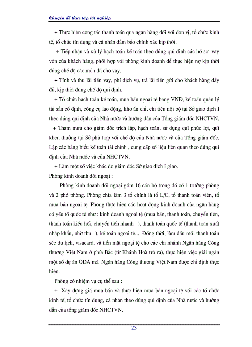 image for page Hoàn thiện nghiệp vụ cho vay của Sở giao dịch I Ngân hàng Công thương Việt Nam