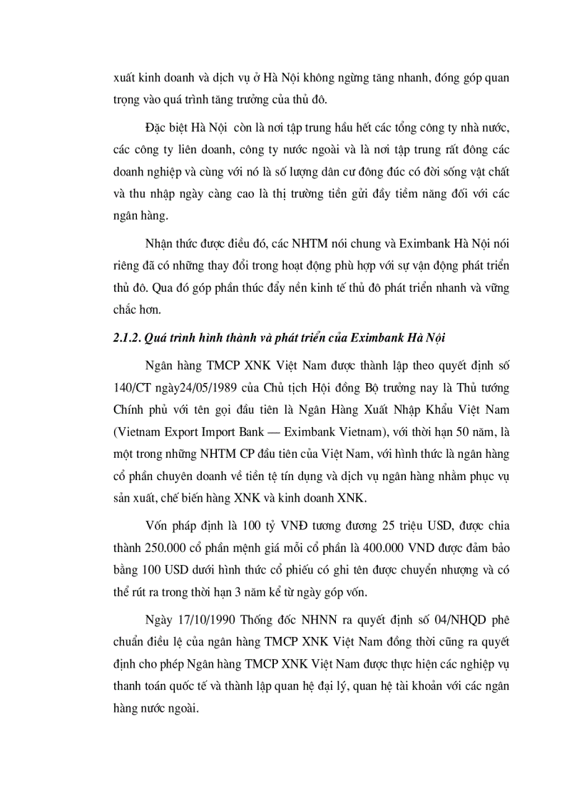 image for page Giải pháp nhằm nâng cao hiệu quả công tác huy động vốn tại NHTM CP XNK chi nhánh Hà Nội