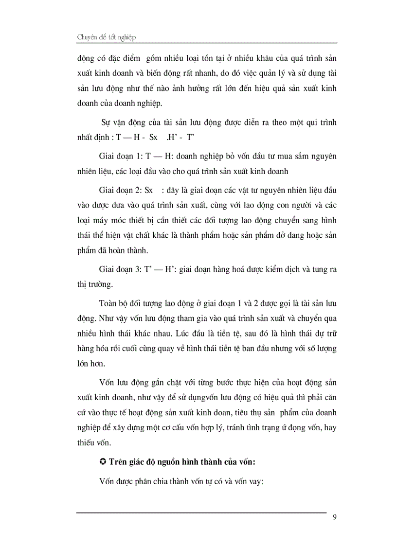 image for page Giải pháp chủ yếu tạo lập vốn cho hoạt động sản xuất kinh doanh ở Công ty cổ phần May Thăng Long