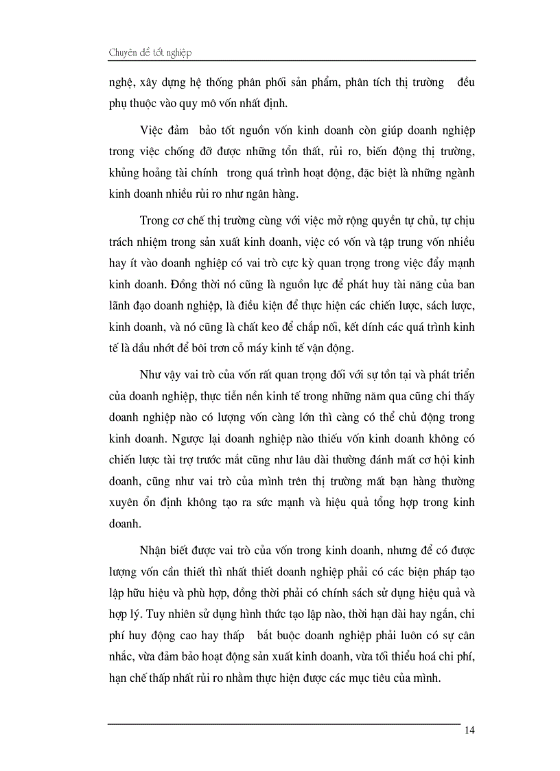 image for page Giải pháp chủ yếu tạo lập vốn cho hoạt động sản xuất kinh doanh ở Công ty cổ phần May Thăng Long