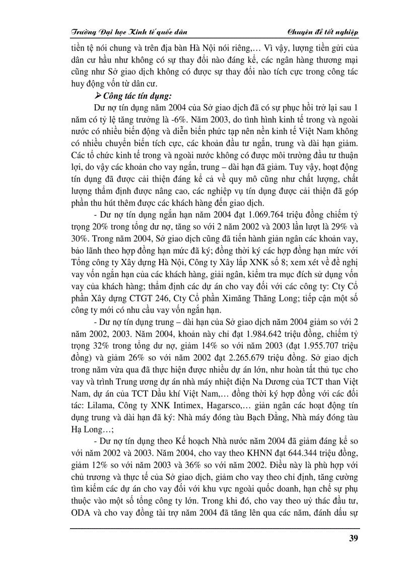 image for page Thẩm định Tài chính dự án đầu tư tại các Sở giao dịch I Ngân hàng Đầu tư Phát triển Việt Nam