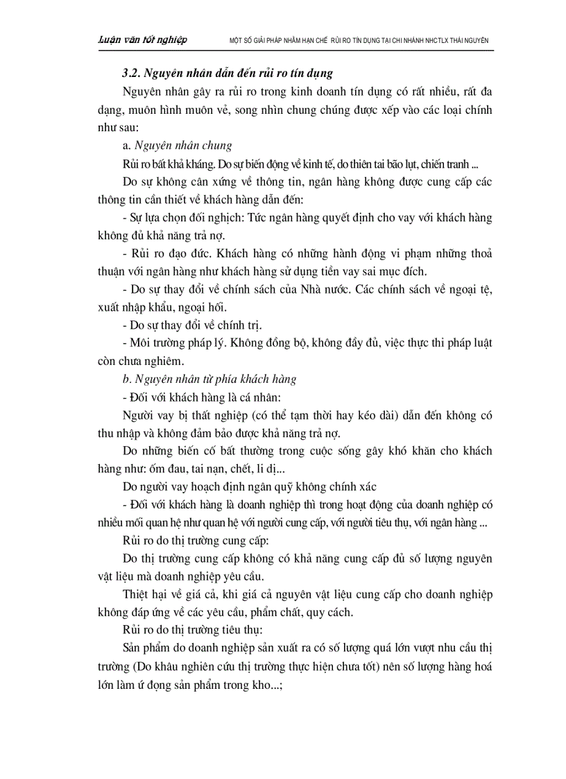 image for page Một số biện pháp nhằm hạn chế rủi ro tín dụng tại chi nhánh Ngân hàng Công thương Lưu Xá Thái Nguyên