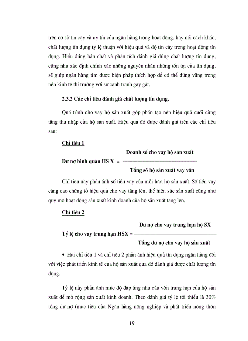image for page Một số giải pháp nhằm mở rộng và nâng cao chất lượng tín dụng đối với hộ sản xuất ở Ngân hàng nông nghiệp và phát triển nông thôn huyện Vụ Bản