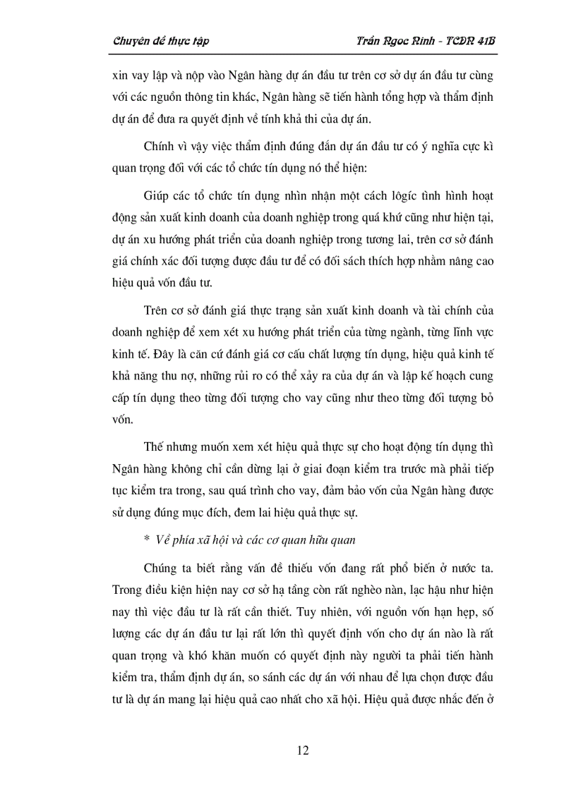 image for page Thẩm định dự án đầu tư của Ngân hàng thương mại