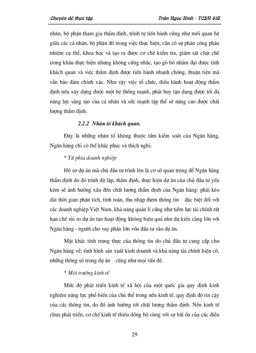 image for page Thẩm định dự án đầu tư của Ngân hàng thương mại