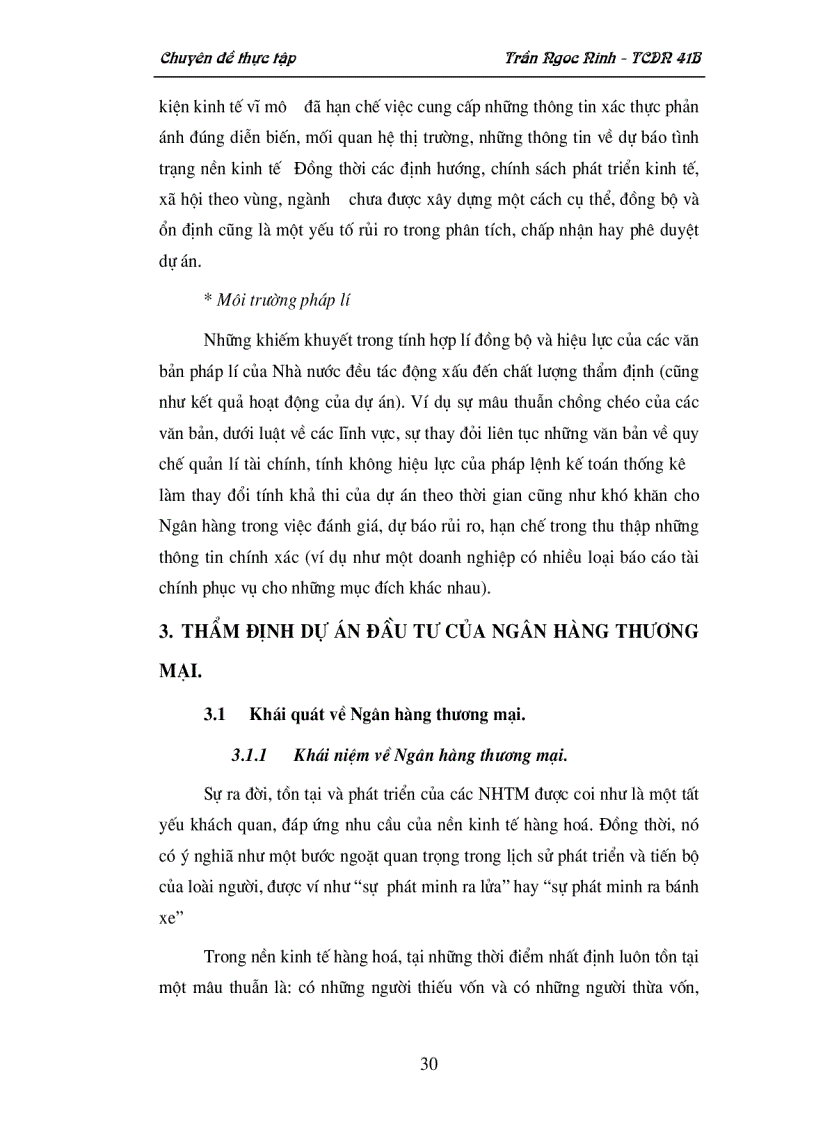 image for page Thẩm định dự án đầu tư của Ngân hàng thương mại