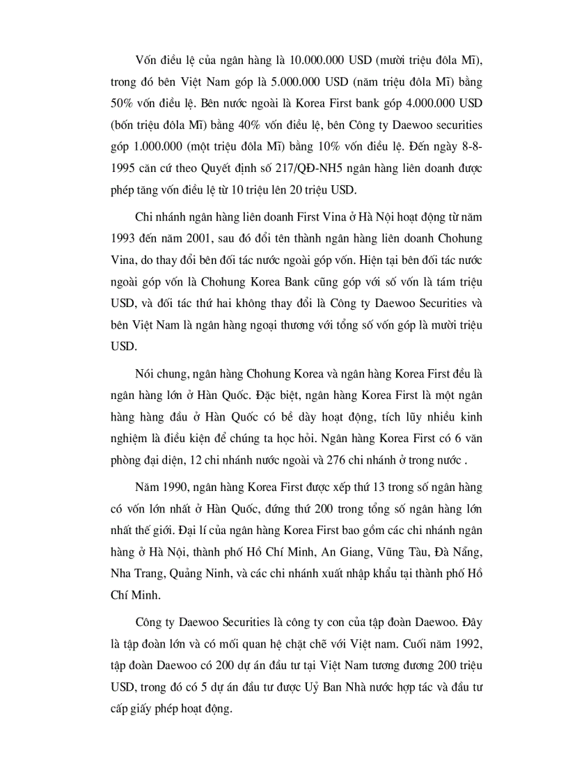 image for page Giải pháp nâng cao chất lượng tín dụng ngắn hạn ở hệ thống ngân hàng thương mại nước ta chi nhánh ngân hàng liên doanh Chohung Vina