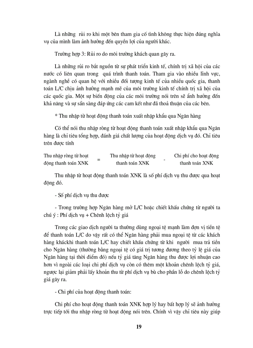 image for page Một số giải pháp nâng cao hiệu quả trong công tác thanh toán hàng XNK bằng phương thức tính dụng chứng từ tại Ngân hàng Ngoại thương Việt Nam