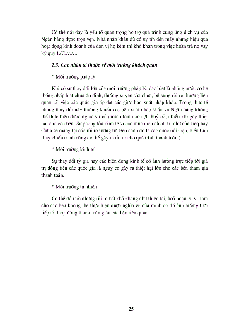 image for page Một số giải pháp nâng cao hiệu quả trong công tác thanh toán hàng XNK bằng phương thức tính dụng chứng từ tại Ngân hàng Ngoại thương Việt Nam