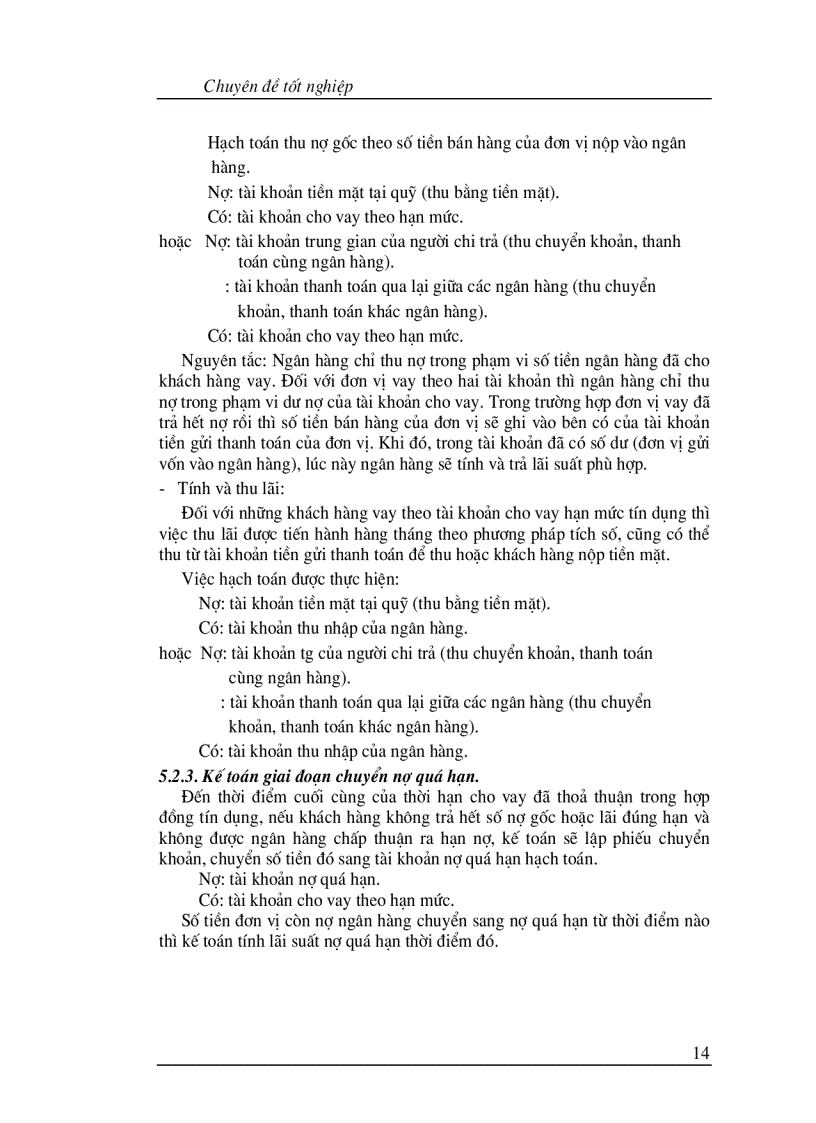 image for page Một số giải pháp nhằm nâng cao hiệu quả công tác kế toán cho vay tại NHNo và PTNT huyện Quế Võ