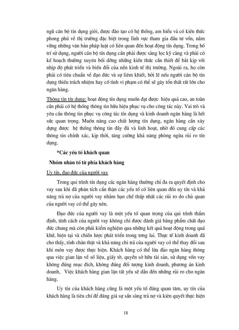 image for page Giải pháp nâng cao chất lượng tín dụng khi cho vay Doanh nghiệp Nhà nước tại Chi nhánh Ngân hàng Công thương Khu vực Đống Đa