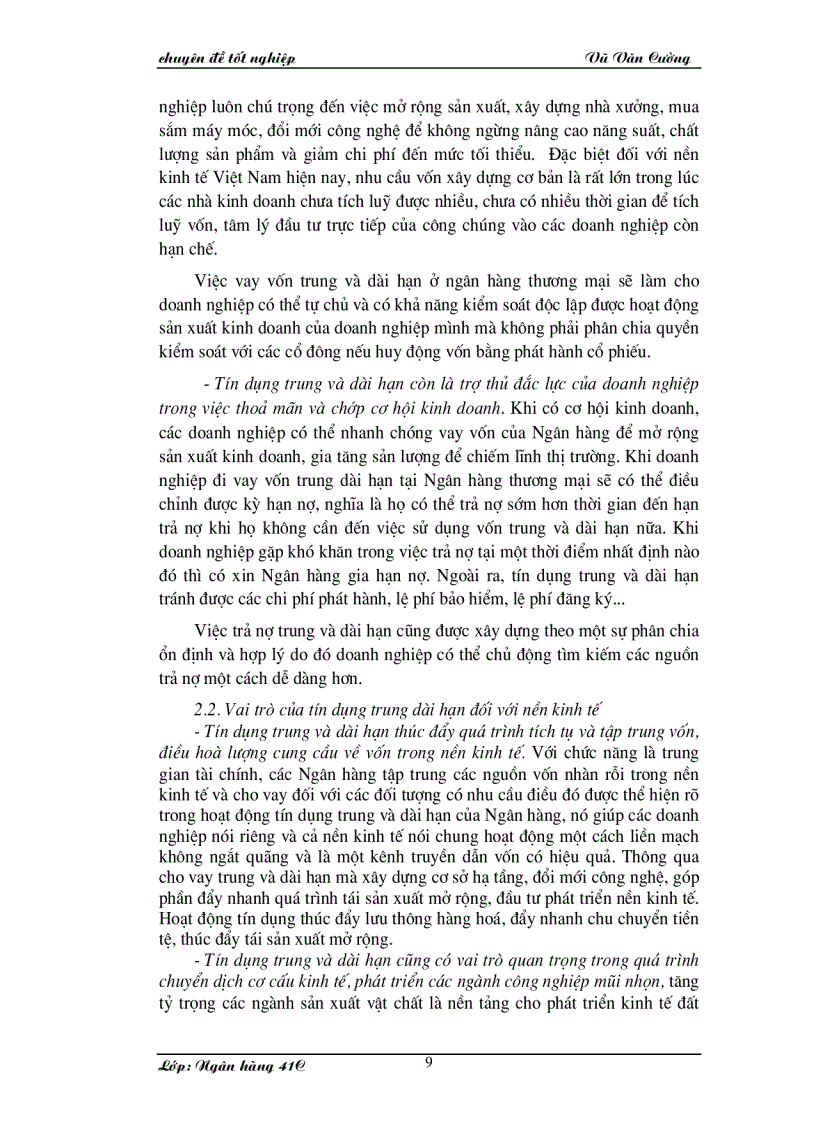 image for page Giải pháp nâng cao chất lượng tín dụng trung và dài hạn tại NHNo PTNT Hà Nội