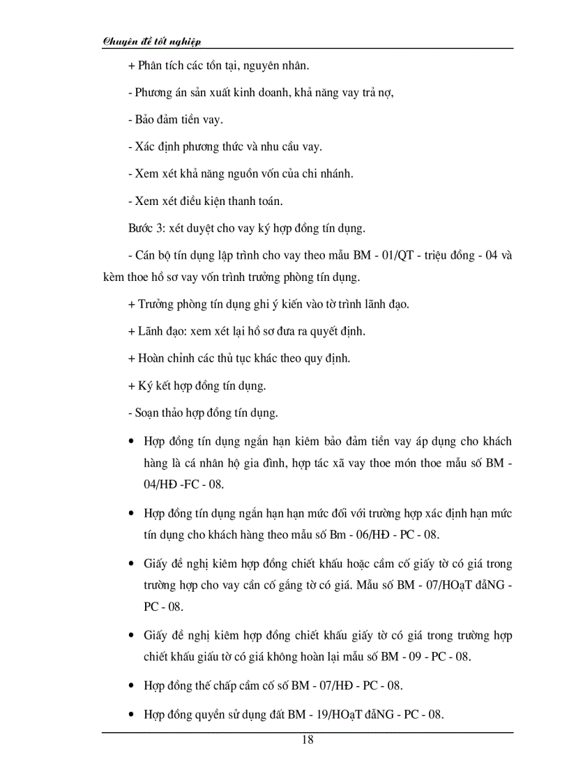 image for page Hoạt động tín dụng tại chi nhánh ngân hàng Đầu tư Phát triển khu vực Gia Lâm