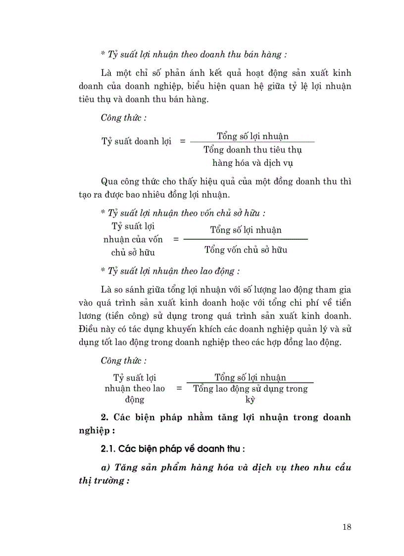 image for page Một số biện pháp nhằm nâng cao lợi nhuận ở Công ty Thơương mại Việt Phát Triển