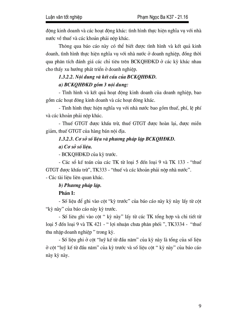 image for page Tổ chức lập và phân tích báo cáo tài chính trong doanh nghiệp